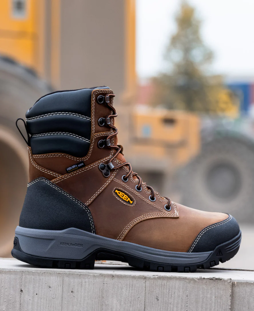 Men's Evanston 8" Insulated Waterproof Boot (Soft Toe)  |  Bison/Black - Image 9
