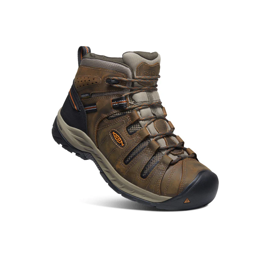 Men's Flint II Waterproof Mid (Soft Toe)  |  Black Olive/Brindle - Image 3