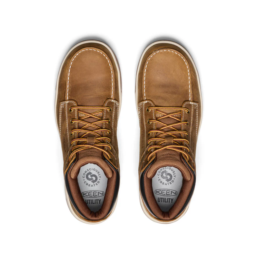 Men's Gibson Waterproof Work Boot (Carbon Toe)  |  Belgian/Gum - Image 4