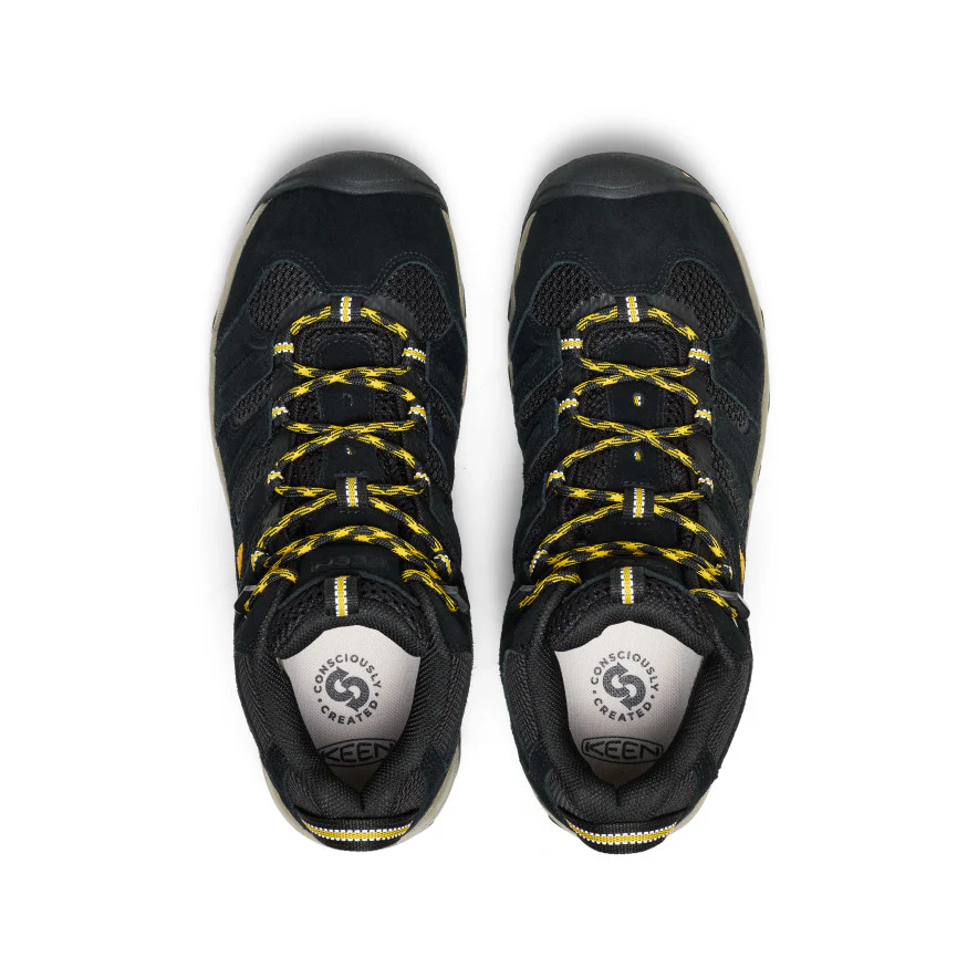 Men's Headout Waterproof Hiking Boot  |  Black/Lemon Curry - Image 4