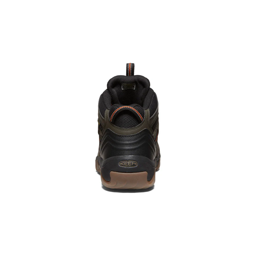 Men's Headout Waterproof Hiking Boot | Black Olive/Fossil Orange - Image 5
