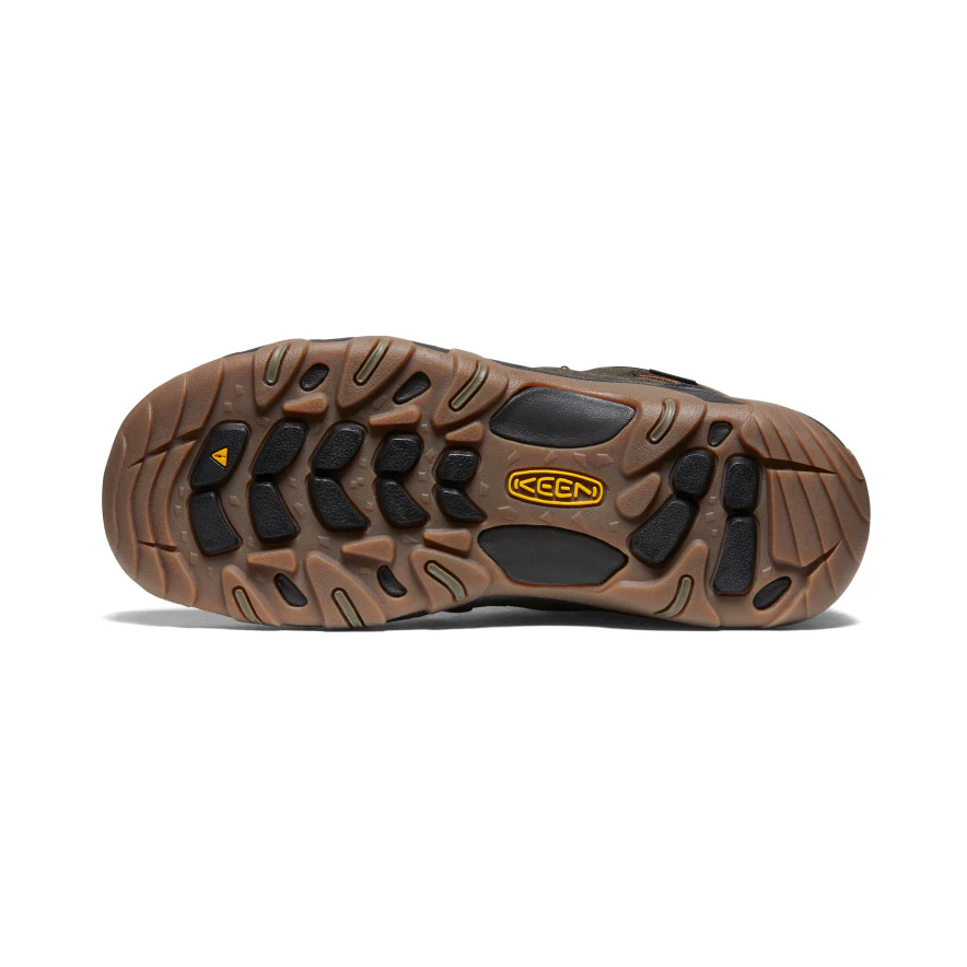 Men's Headout Waterproof Hiking Boot | Black Olive/Fossil Orange - Image 6