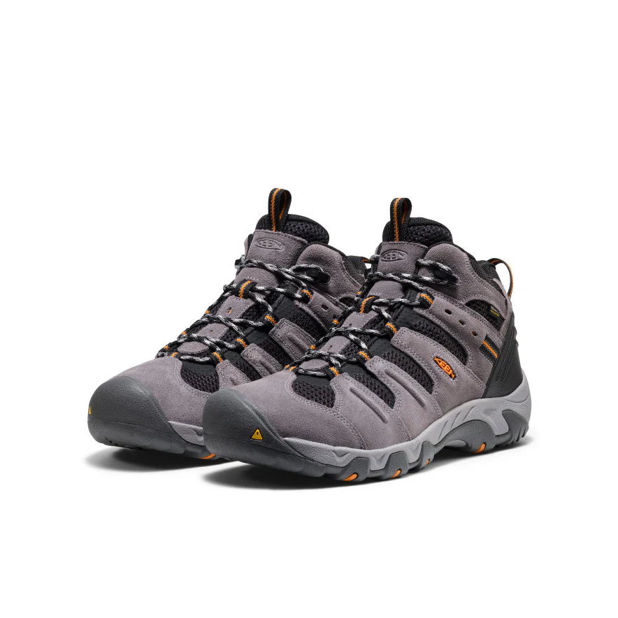 Men's Headout Waterproof Hiking Boot  |  Magnet/Orange Pepper - Image 2