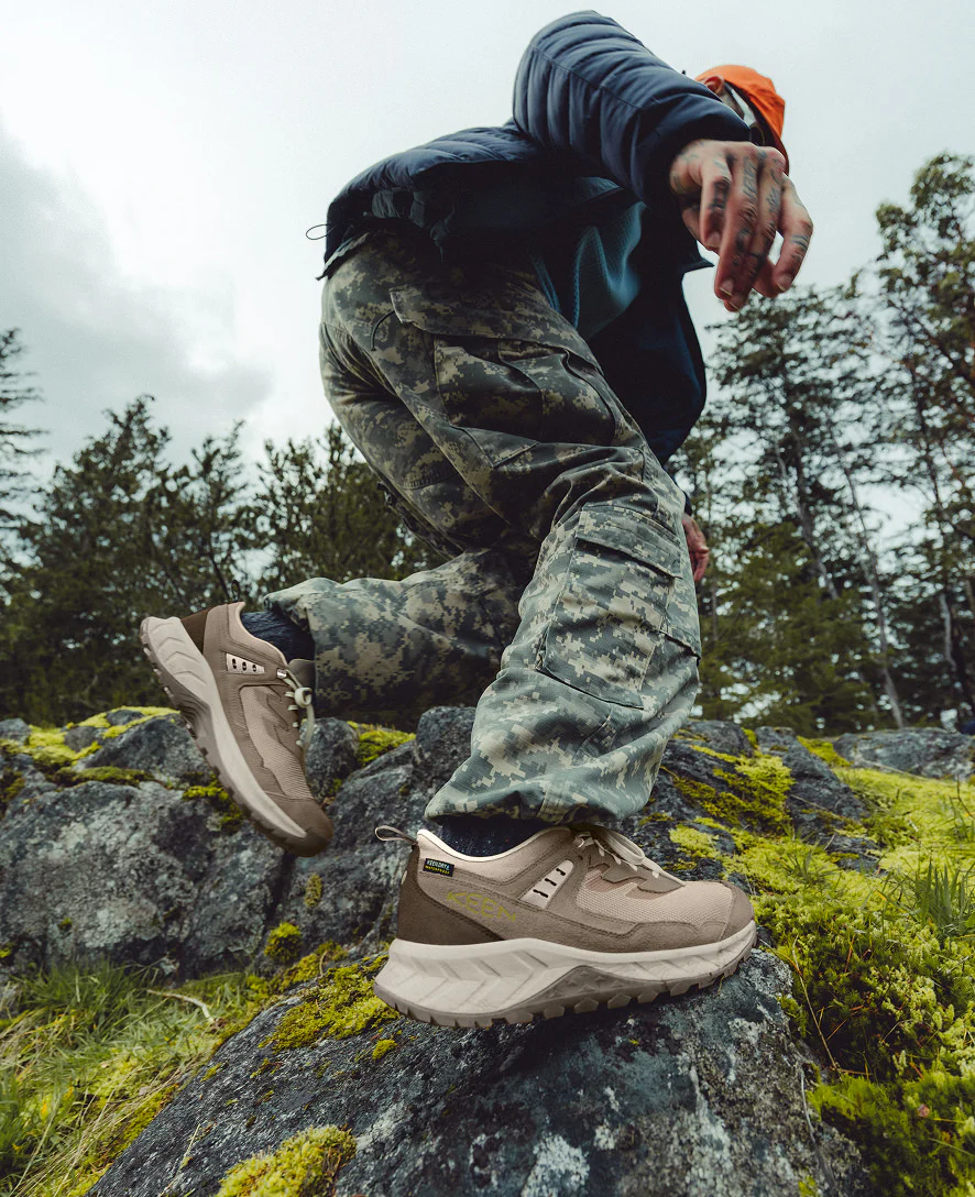 Men's Hightrail Vented Hiking Shoe  |  Brindle/Oak Buff - Image 7