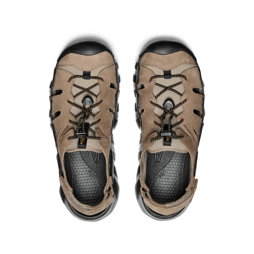 Men's Hyperport Fisherman Leather Sandal  |  Brindle/Oak Buff - Image 4