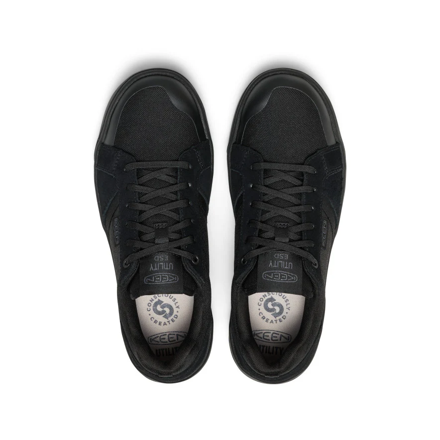 Men's Kenton ESD Work Shoe (Soft Toe)  |  Black/Black - Image 4