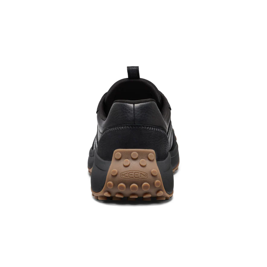Men's KS86 Leather Sneaker  |  Black - Image 5