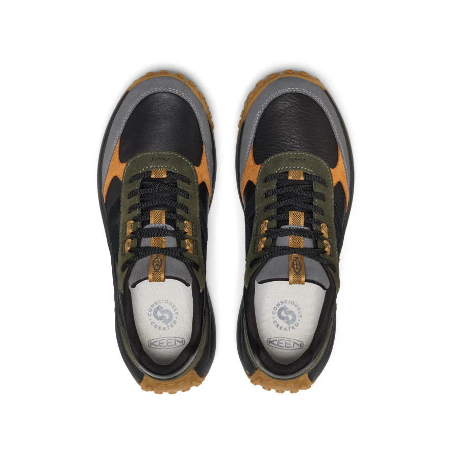 Men's KS86 Leather Sneaker  |  Forest Night/Keen Maple - Image 4