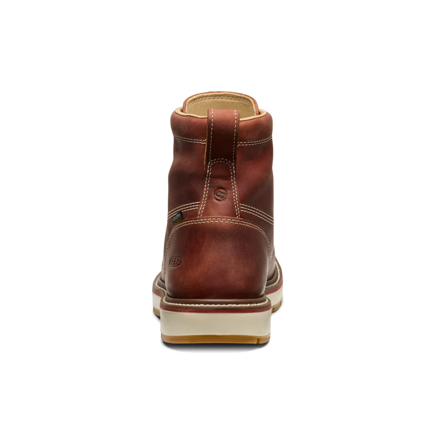 Men's Liberty 6" Waterproof 90° Heel Boot (Carbon Toe)  |  Bombay Brown/Gum - Image 5