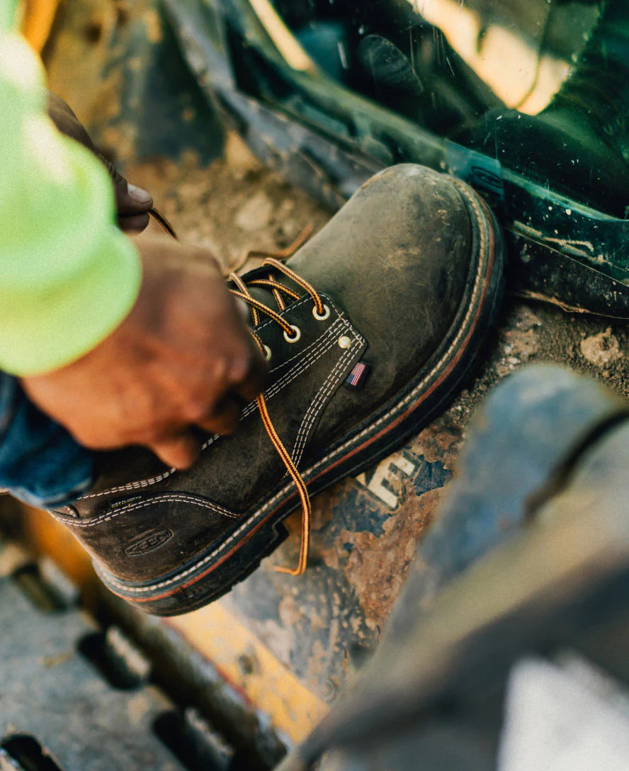 Men's Liberty 6" Waterproof 90° Heel Boot (Carbon Toe)  |  Coffee Bean/Black - Image 8