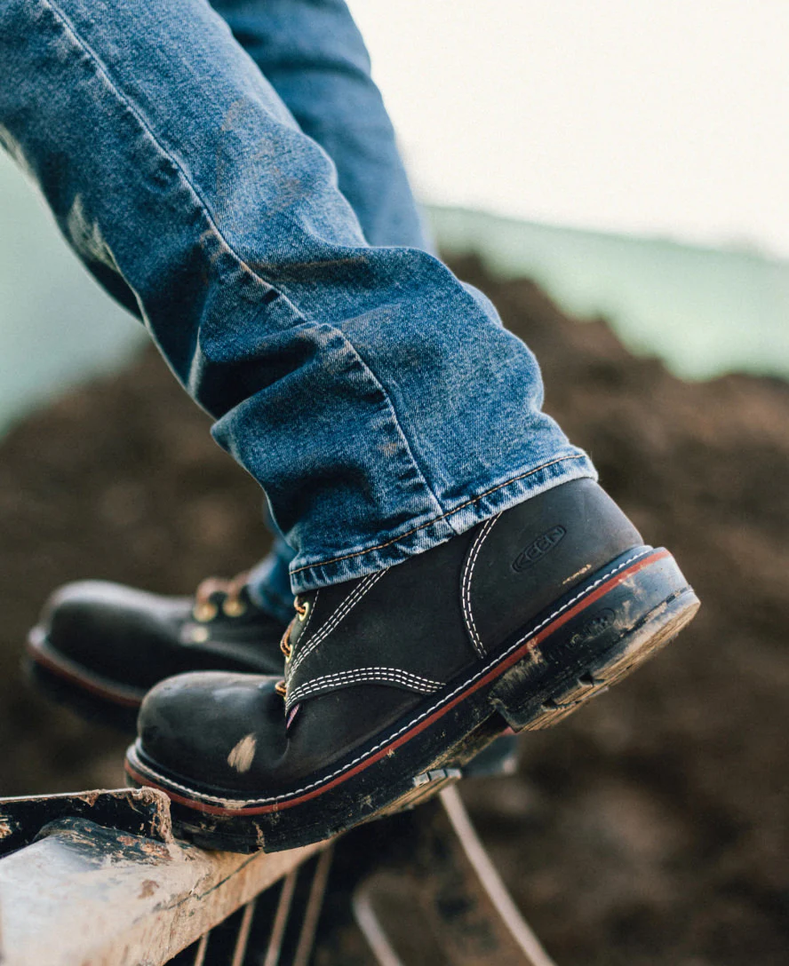 Men's Liberty 6" Waterproof 90° Heel Boot (Carbon Toe)  |  Coffee Bean/Black - Image 9