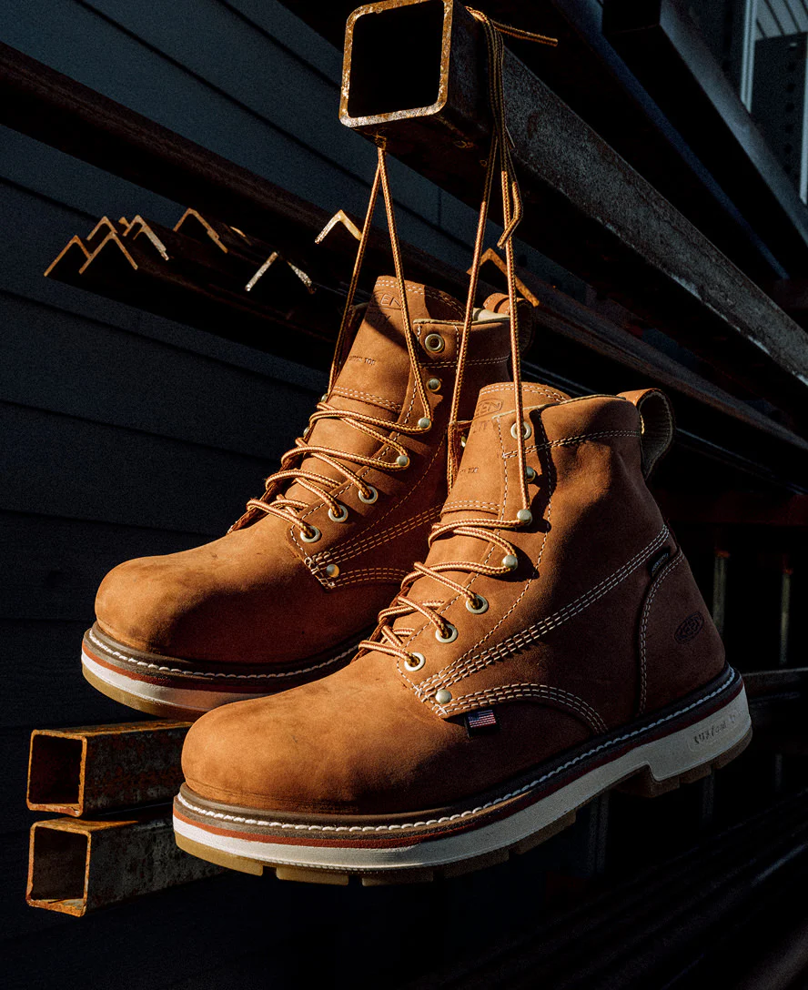 Men's Liberty 6" Waterproof 90° Heel Boot (Soft Toe)  |  Bombay Brown/Gum - Image 8