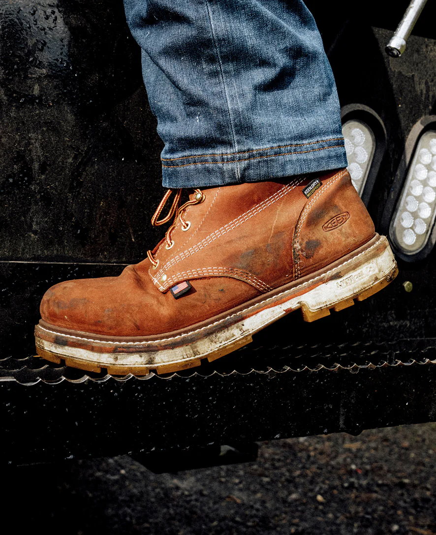 Men's Liberty 6" Waterproof 90° Heel Boot (Soft Toe)  |  Bombay Brown/Gum - Image 9