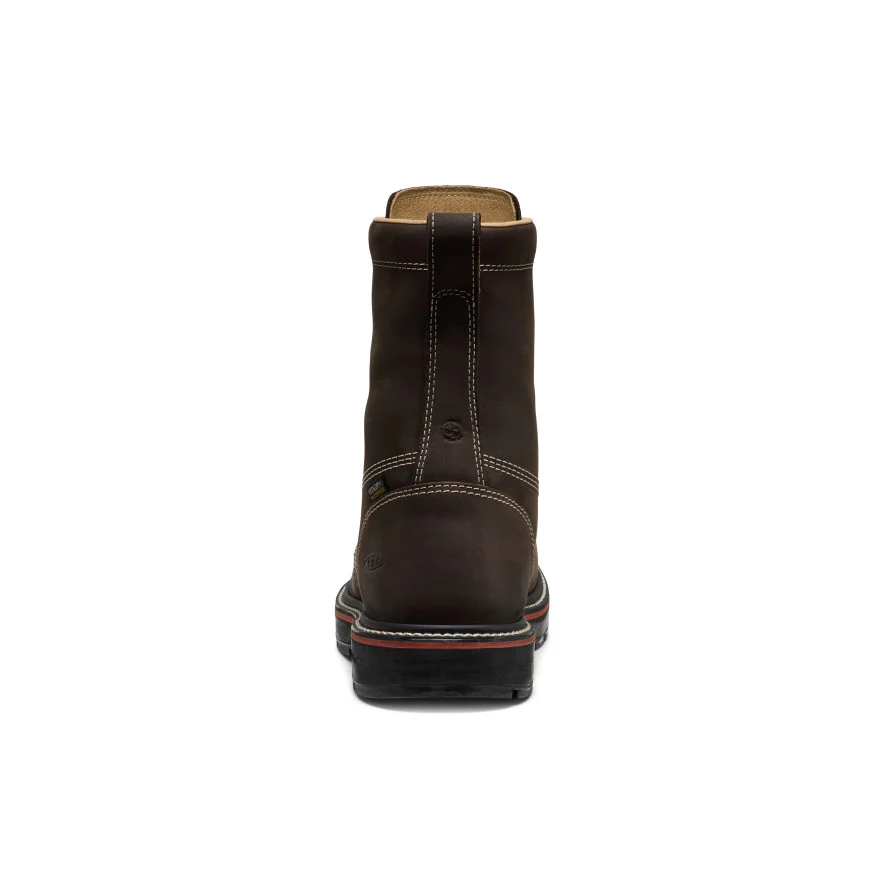 Men's Liberty 8" Waterproof 90° Heel Boot (Carbon Toe) | Coffee Bean/Black - Image 5