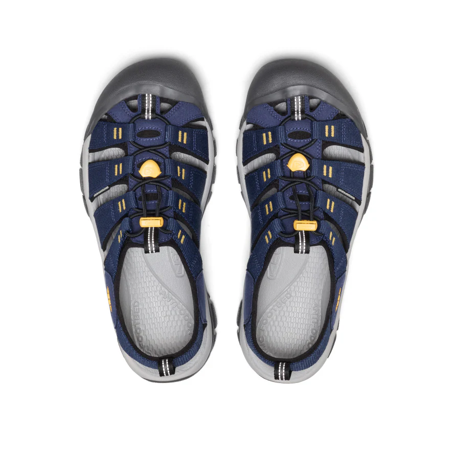 Men's Newport H2 Sandal | Naval Academy/Keen Yellow - Image 4