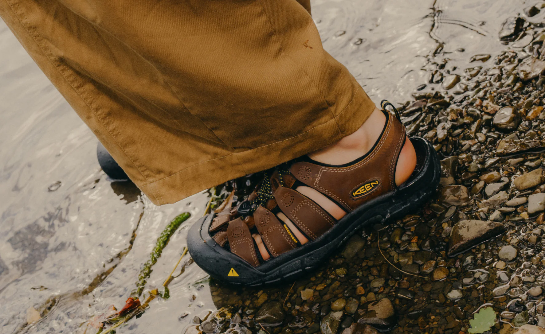 Men's Newport Leather Sandal  |  Bison - Image 7