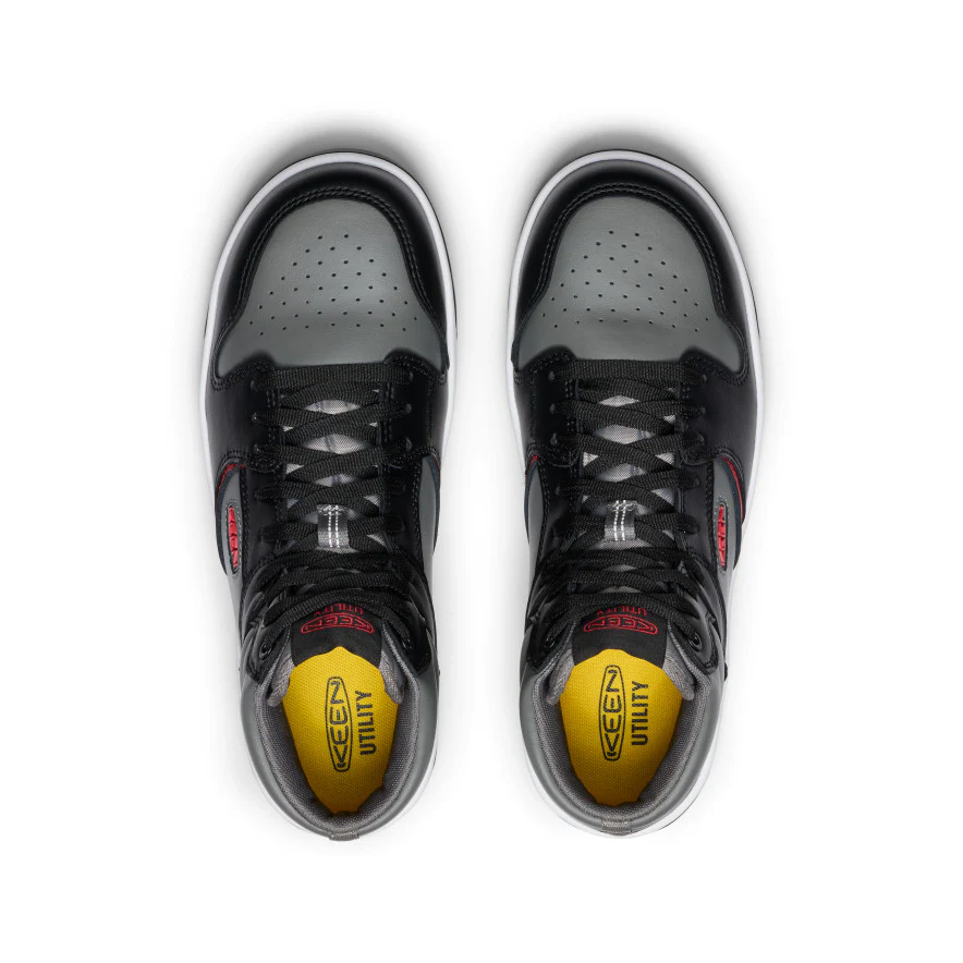 Men's Overton Mid Work Shoe (Carbon Toe) | Steel Grey/Black - Image 5