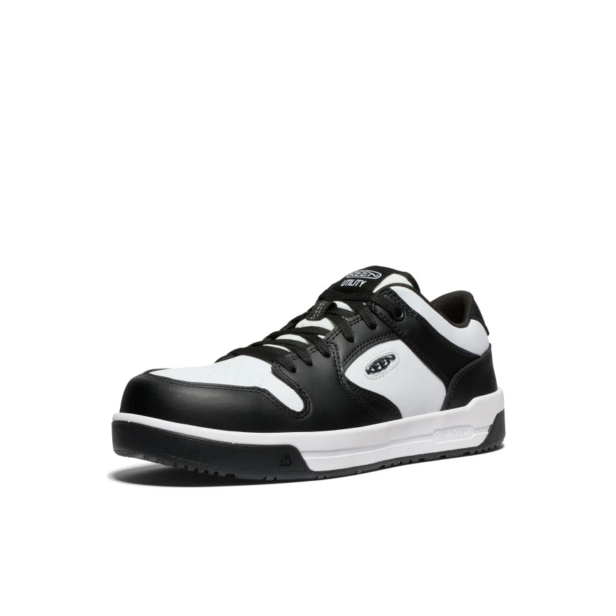 Men's Overton Work Shoe (Carbon Toe)  |  Star White/Black - Image 3