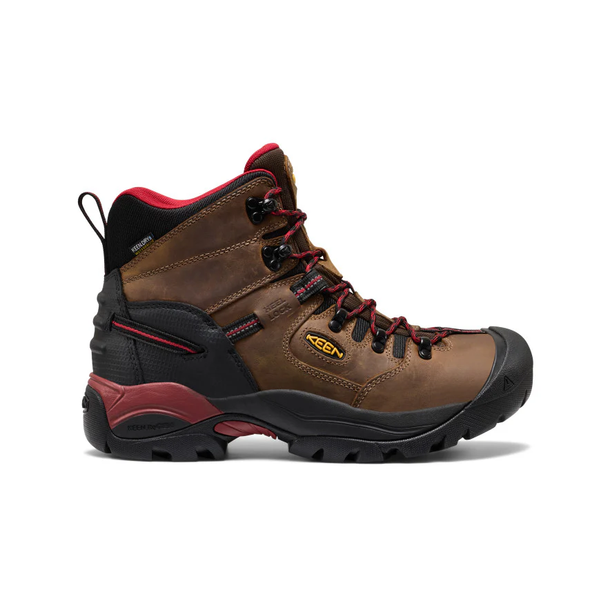 Men's Pittsburgh Energy 6" Waterproof Boot (Carbon Toe) | Bison/Black