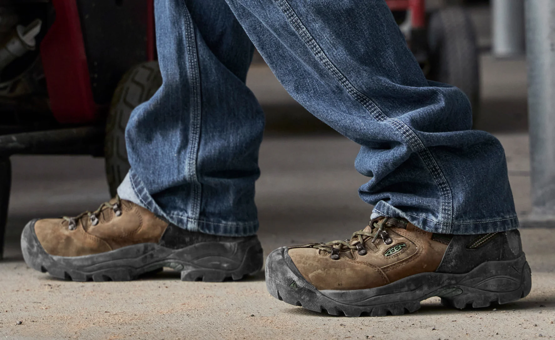 Men's Pittsburgh Energy 6" Waterproof Boot (Soft Toe)  |  Cascade Brown/Greener Pastures - Image 6