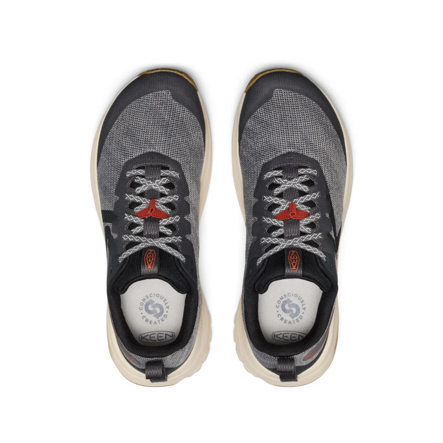 Men's Roam Trail Running Shoe  |  Magnet/Burnt Brick - Image 4