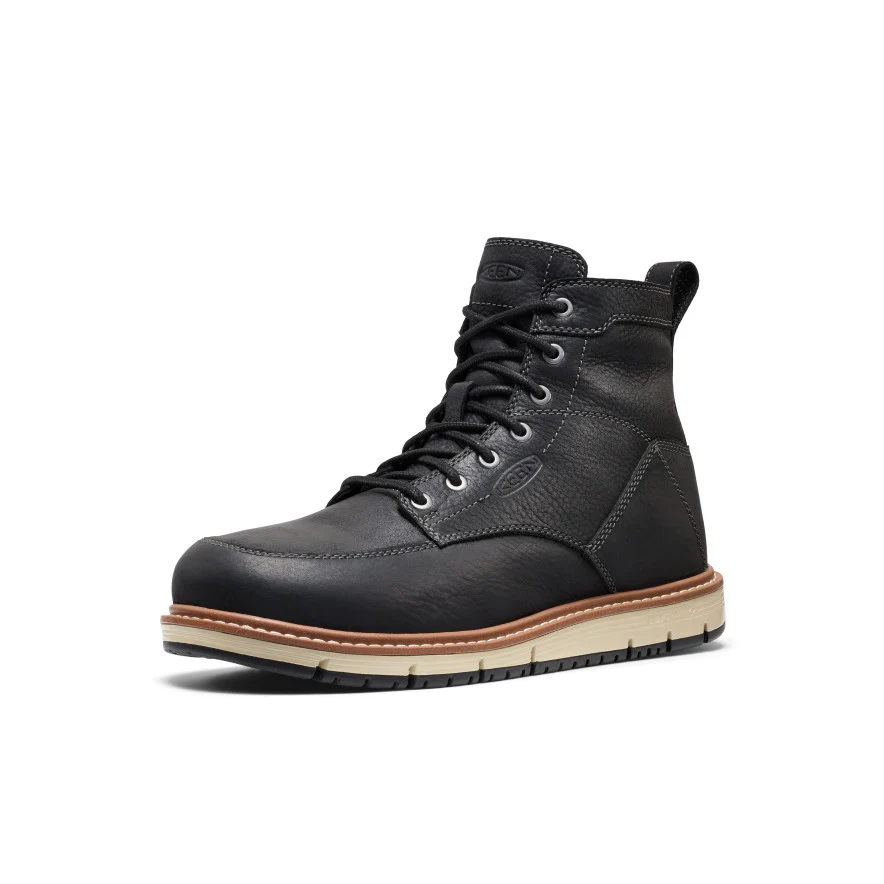 Men's San Jose 6" Boot (Aluminum Toe) | Black/Caramel Cafe - Image 3