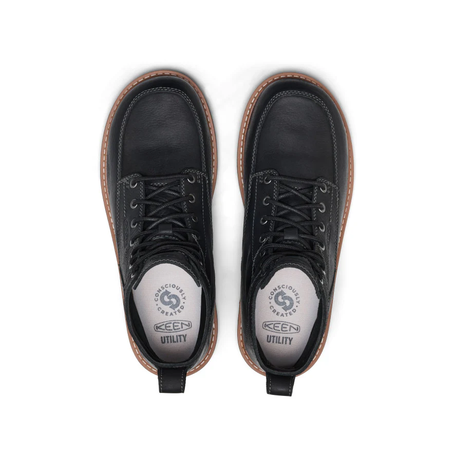 Men's San Jose 6" Boot (Aluminum Toe) | Black/Caramel Cafe - Image 4