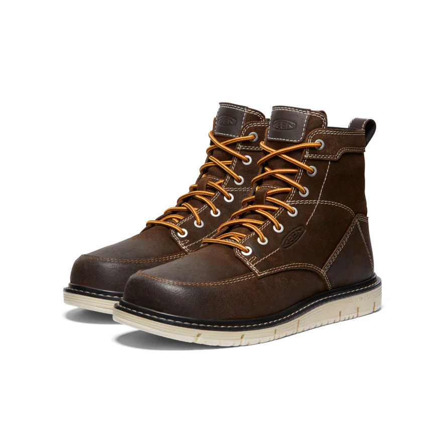 Men's San Jose 6" Boot (Soft Toe)  |  Coffee Bean/Star White - Image 2
