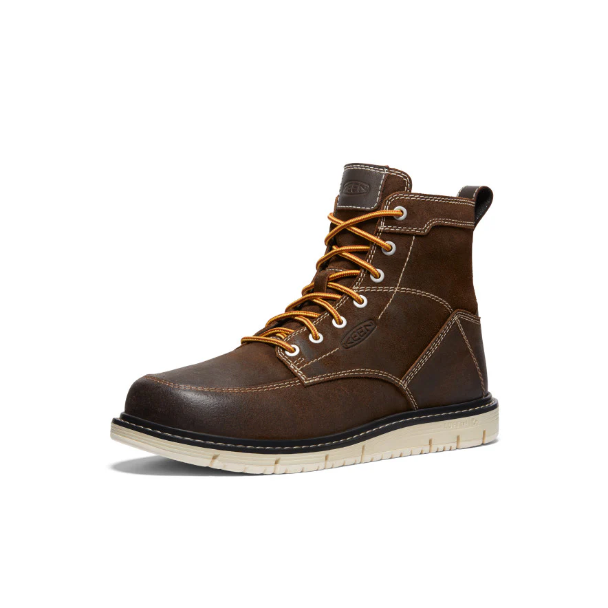 Men's San Jose 6" Boot (Soft Toe)  |  Coffee Bean/Star White - Image 3