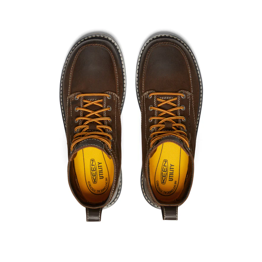 Men's San Jose 6" Boot (Soft Toe)  |  Coffee Bean/Star White - Image 4