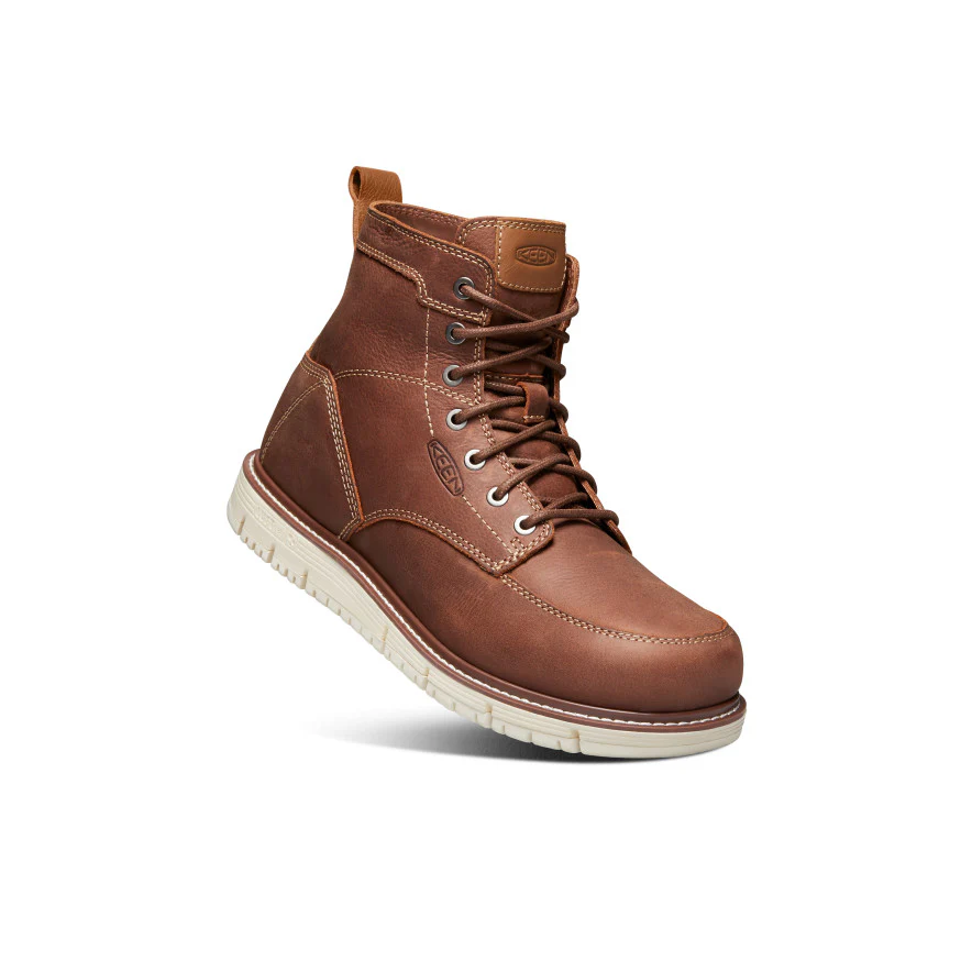 Men's San Jose 6" Boot (Soft Toe)  |  Gingerbread/Off White - Image 3