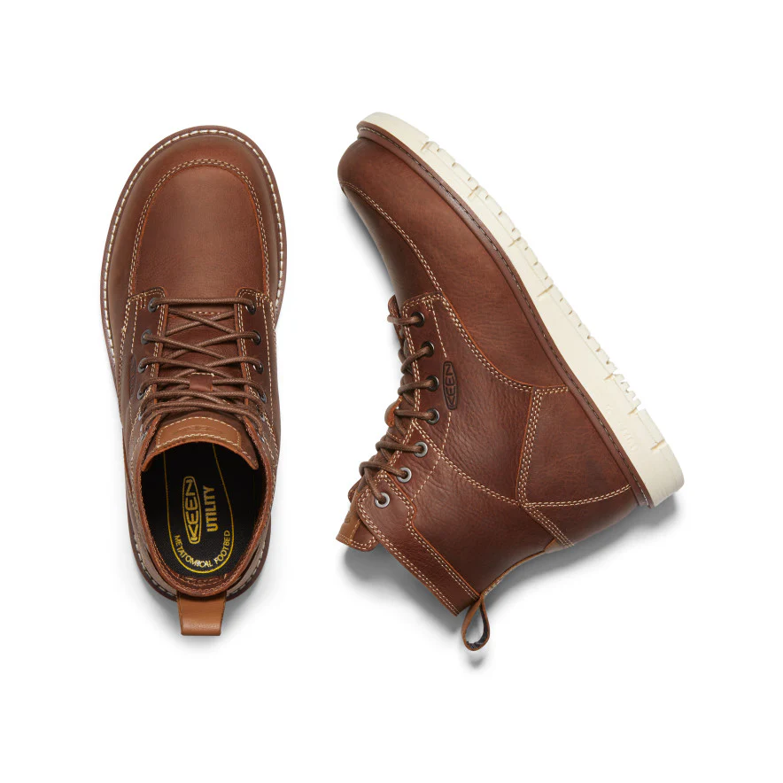 Men's San Jose 6" Boot (Soft Toe)  |  Gingerbread/Off White - Image 4