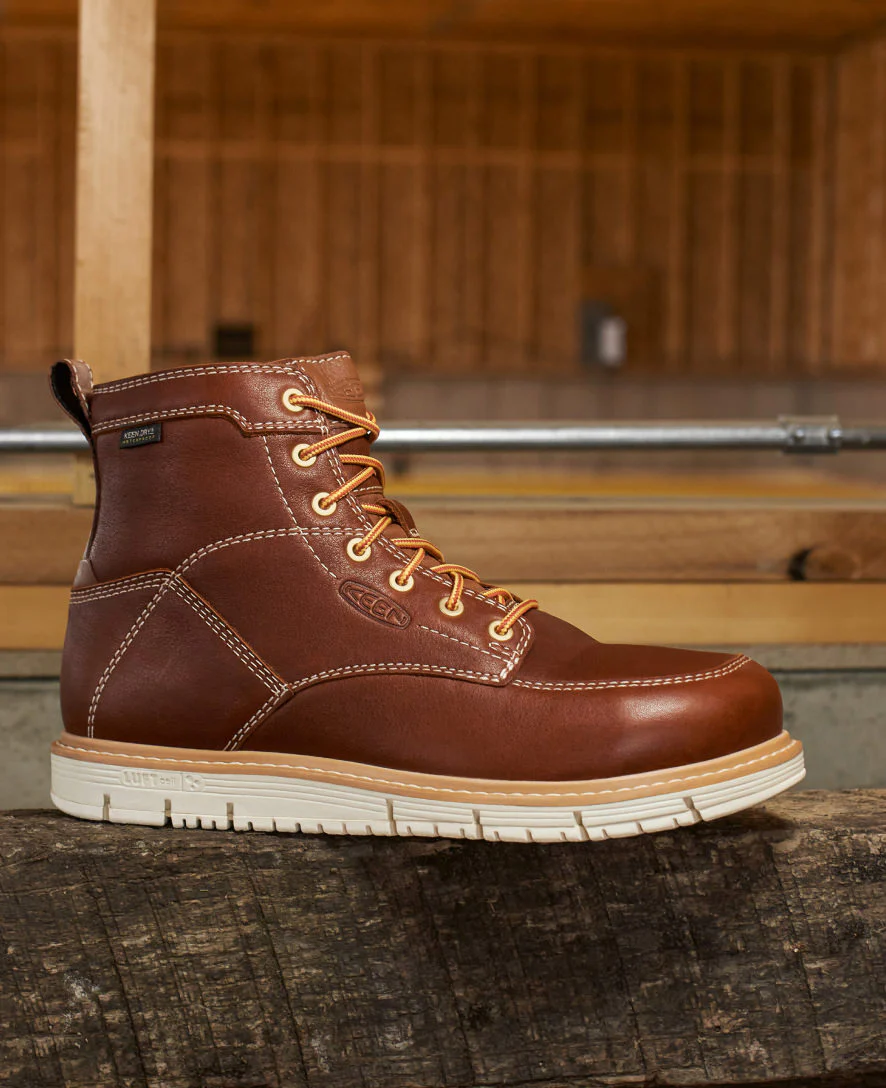 Men's San Jose 6" Waterproof Boot (Soft Toe)  |  Cascade Brown - Image 8