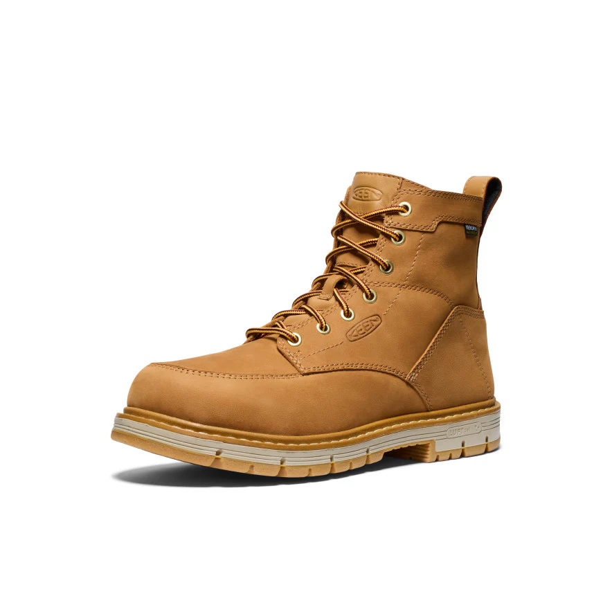 Men's San Jose 6" Waterproof 90° Heel Boot (Soft Toe)  |  Bistre/Gum - Image 3