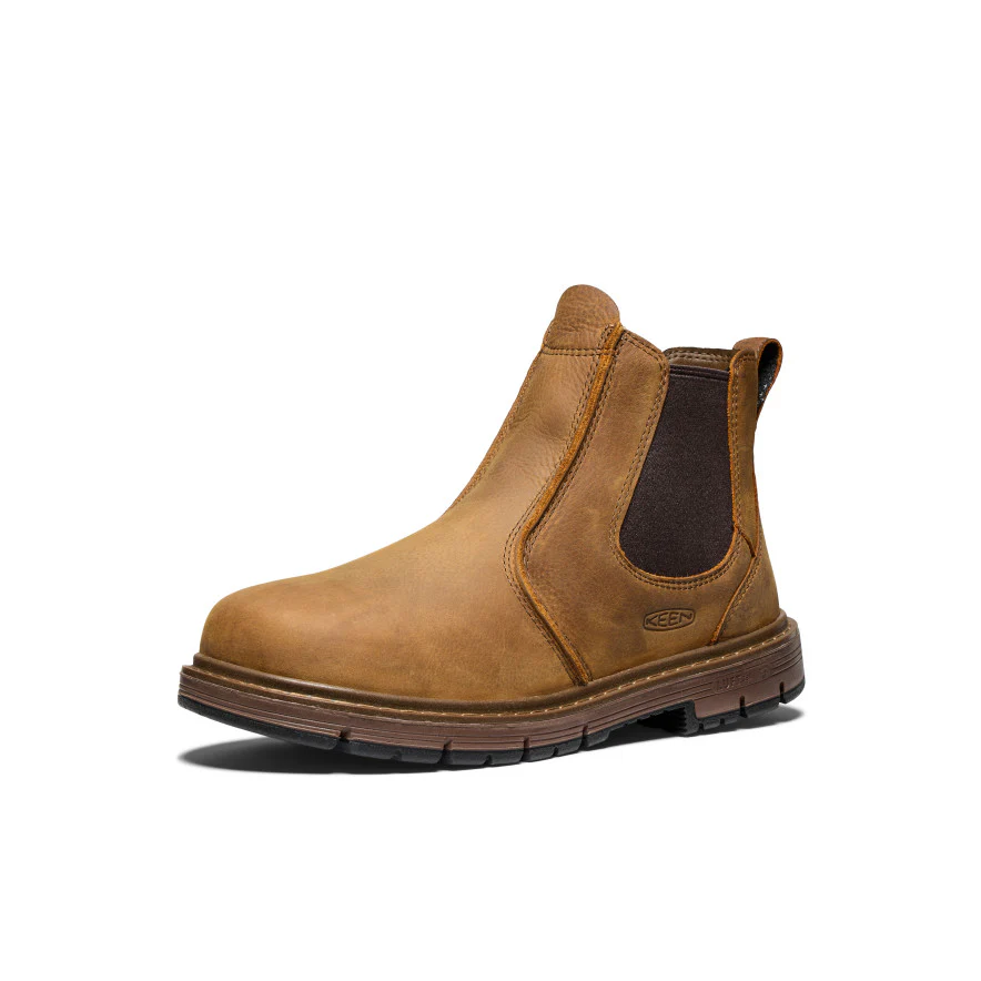 Men's San Jose Chelsea 90° Heel Boot (Soft Toe)  |  Belgian/Gum - Image 3
