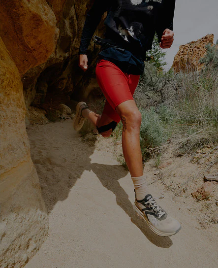 Men's Seek Trail Running Shoe  |  Black/Sunset Sand - Image 9