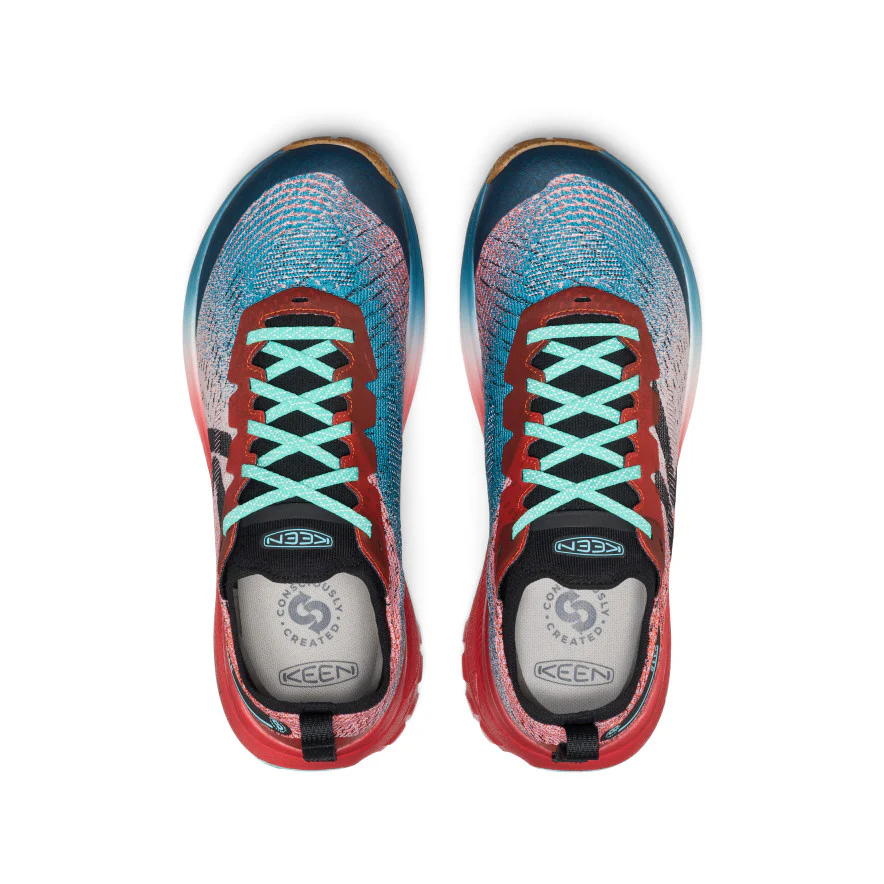 Men's Seek Trail Running Shoe  |  Grenadine/Ocean Depths - Image 4