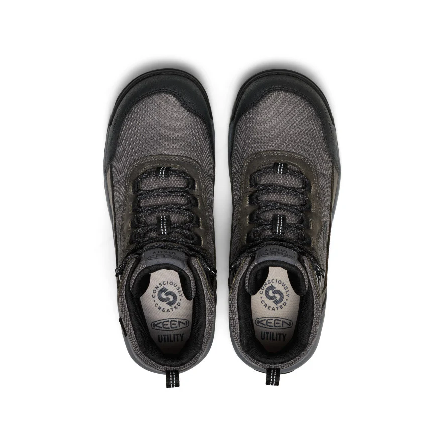 Men's Skokie Waterproof Work Boot (Carbon Toe) | Magnet/Black - Image 4
