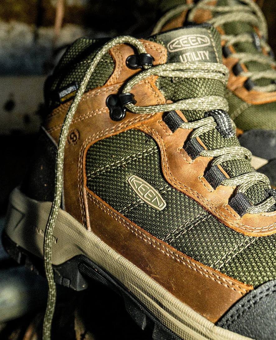 Men's Skokie Waterproof Work Boot (Soft Toe) | Forest Night/Black - Image 9