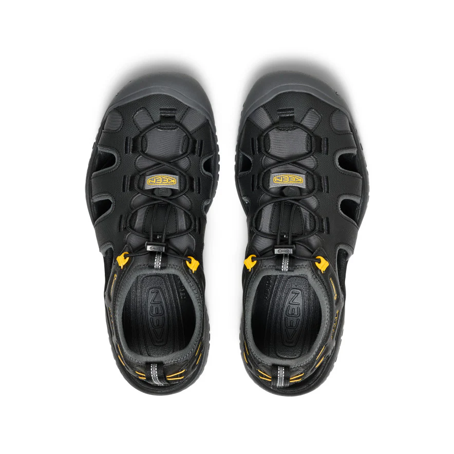 Men's SOLR Sandal  |  Black/Gold - Image 4