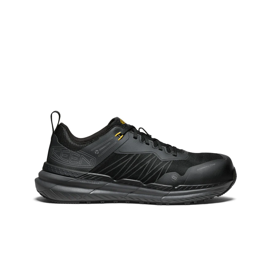 Men's Speedworks Work Sneaker (Carbon Toe) | Black/Steel Grey