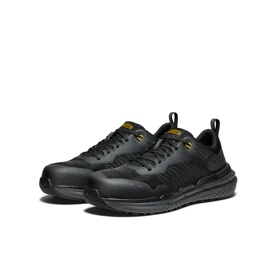 Men's Speedworks Work Sneaker (Carbon Toe) | Black/Steel Grey - Image 2