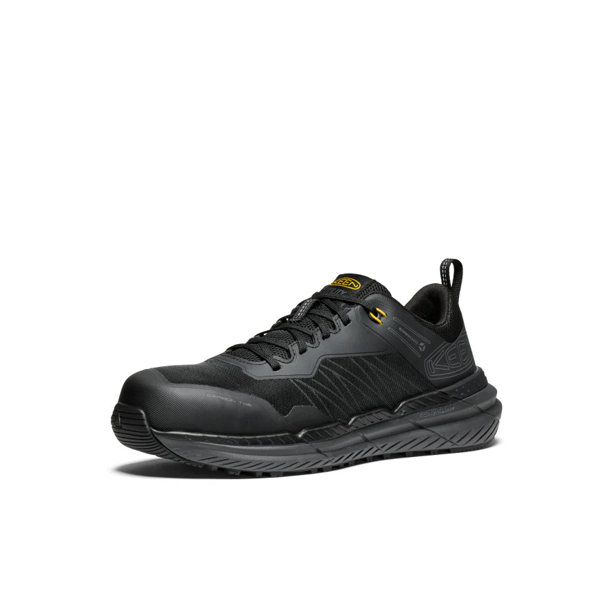 Men's Speedworks Work Sneaker (Carbon Toe) | Black/Steel Grey - Image 3