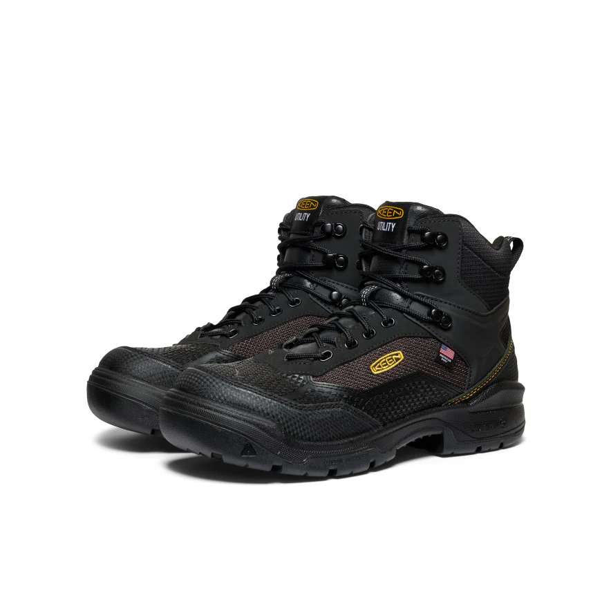 Men's Stronglite Waterproof Boot (Carbon Toe)  |  Black/Black - Image 2