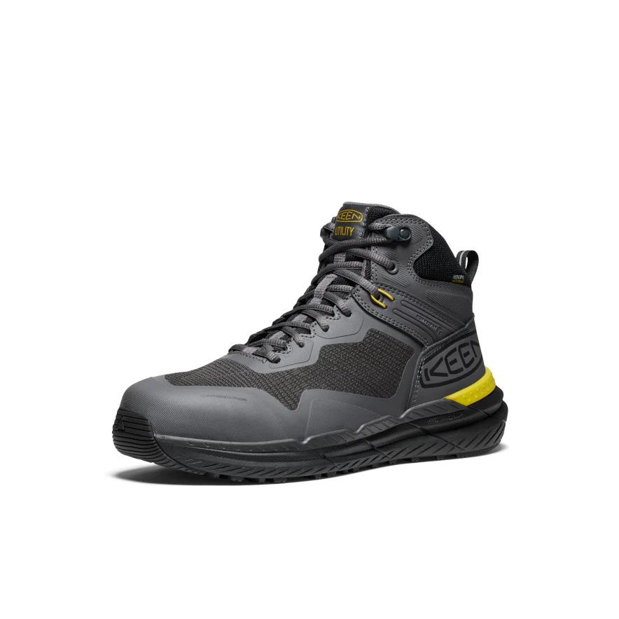 Men's Synchro Waterproof Work Boot (Carbon Toe)  |  Magnet/Black - Image 3