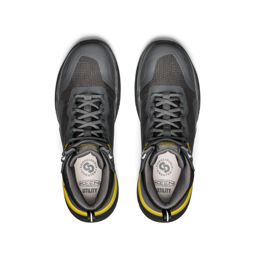 Men's Synchro Waterproof Work Boot (Carbon Toe)  |  Magnet/Black - Image 4