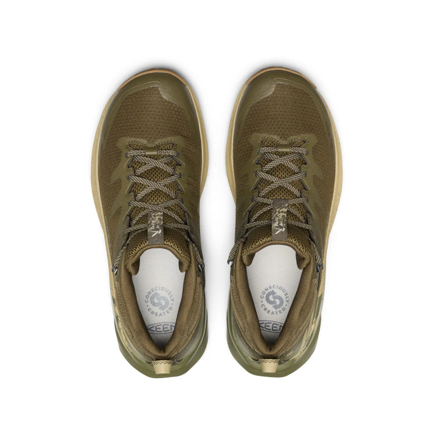 Men's Targhee Apex Waterproof Hiking Boot | Dark Olive/Khaki - Image 4
