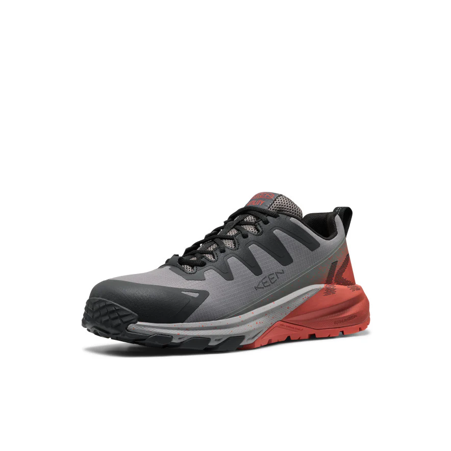 Men's Targhee Blur Work Shoe (Carbon Toe) | Steel Grey/Black - Image 3