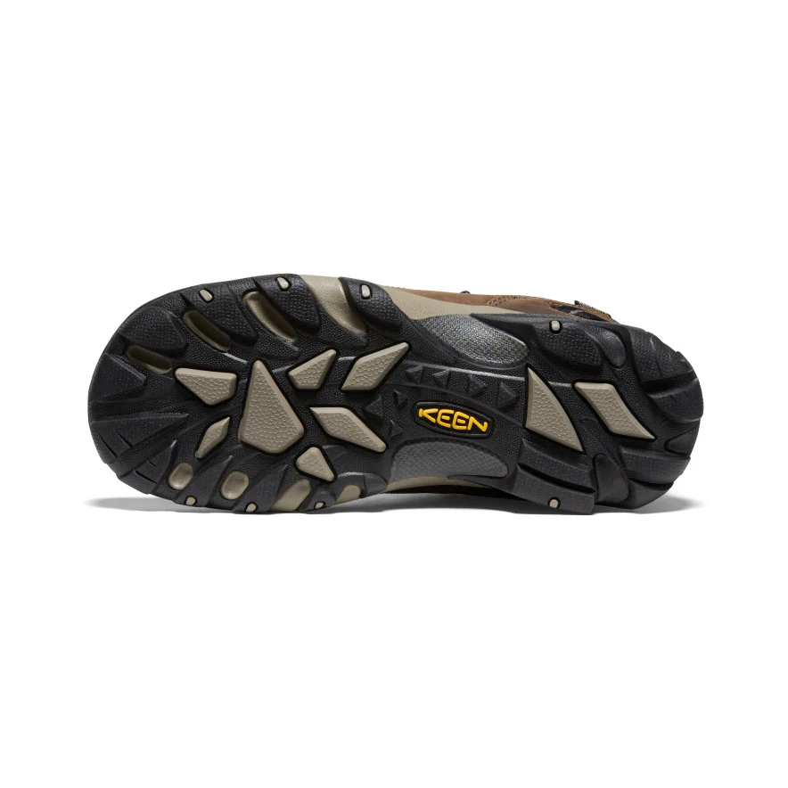 Men's Targhee II Mid Waterproof Hiking Boots | Shitake/Brindle - Image 4