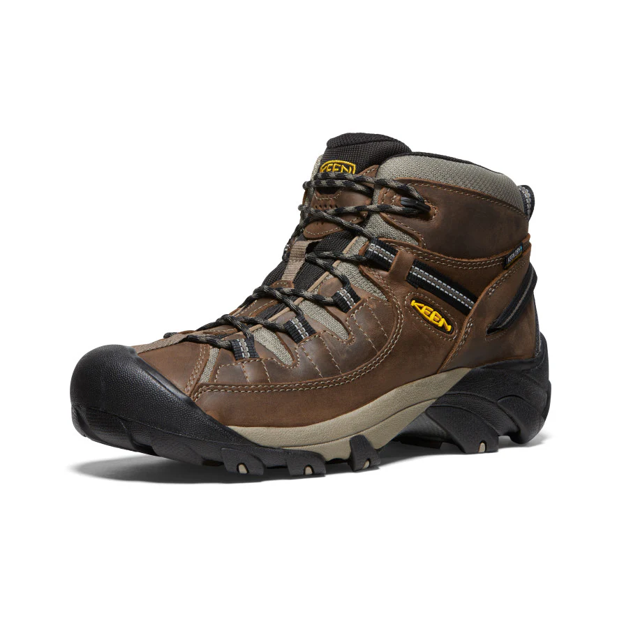 Men's Targhee II Waterproof Mid Wide  |  Shitake/Brindle - Image 3